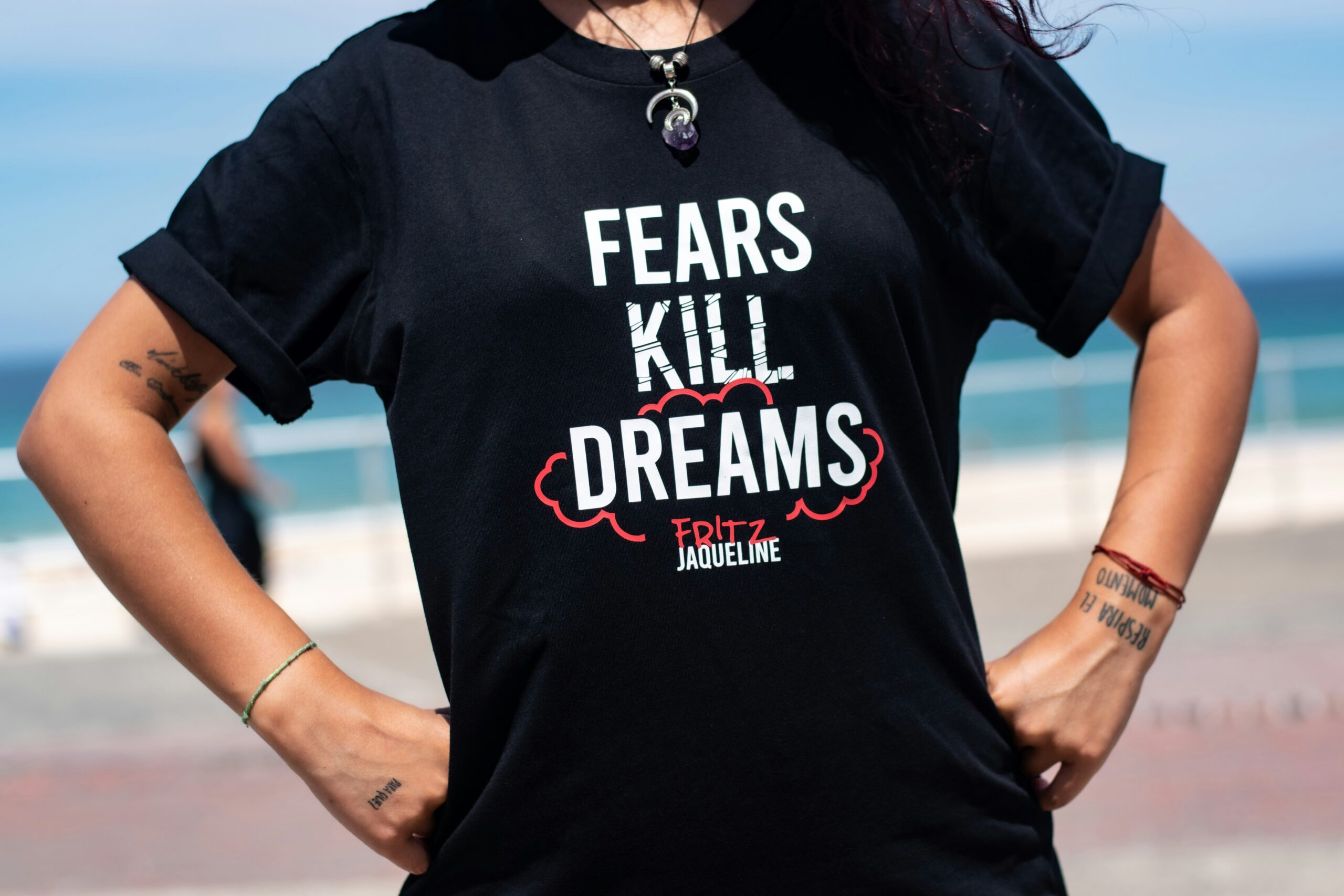 shirt met de tekst fear kills dreams